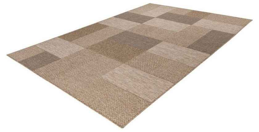 Tapis 170x120cm, design C603A coloris naturel - Confort et élégance pour votre intérieur