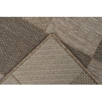 Tapis 230x160cm, design C603A coloris naturel - Confort et élégance pour votre intérieur