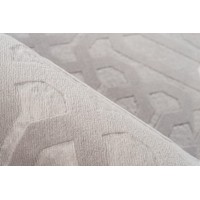 Tapis 280x80cm, design D012A coloris gris - Confort et élégance pour votre intérieur