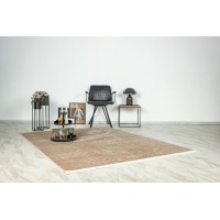 Tapis 140x80cm, design D012A coloris taupe - Confort et élégance pour votre intérieur