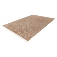 Tapis 220x160cm, design D012A coloris taupe - Confort et élégance pour votre intérieur