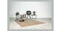 Tapis 280x200cm, design D012A coloris taupe - Confort et élégance pour votre intérieur