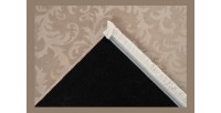 Tapis 140x80cm, design D112A coloris taupe - Confort et élégance pour votre intérieur