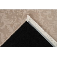 Tapis 160x120cm, design D112A coloris taupe - Confort et élégance pour votre intérieur