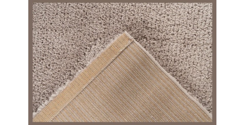 Tapis 170x120cm, design D005M coloris beige - Confort et élégance pour votre intérieur