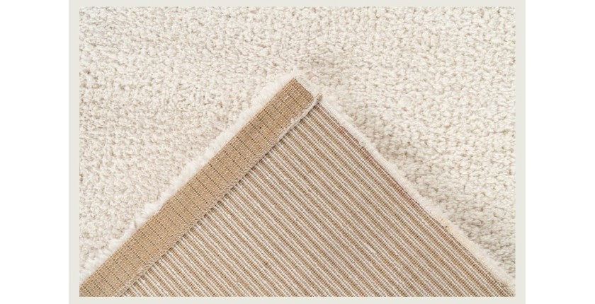 Tapis 150x80, design D005M coloris ivoire - Confort et élégance pour votre intérieur