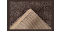 Tapis 290x200cm, design D005M coloris taupe - Confort et élégance pour votre intérieur