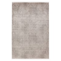 Tapis 170x120cm, design E209E coloris argent - Confort et élégance pour votre intérieur