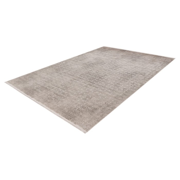 Tapis 230x160cm, design E209E coloris argent - Confort et élégance pour votre intérieur