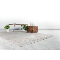 Tapis 150x80cm, design E209E coloris crème - Confort et élégance pour votre intérieur