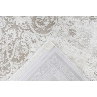 Tapis 150x80cm, design E209E coloris crème - Confort et élégance pour votre intérieur