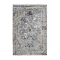 Tapis 230x160cm, design E209E coloris argent - Confort et élégance pour votre intérieur