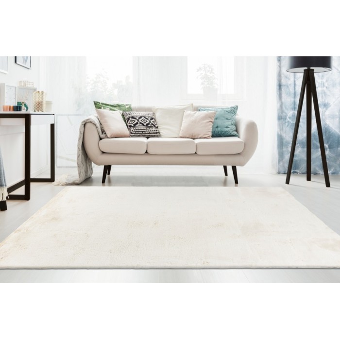 Tapis 170x120cm, design E005N coloris crème - Confort et élégance pour votre intérieur