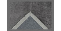 Tapis 230x160cm, design E005N coloris gris - Confort et élégance pour votre intérieur