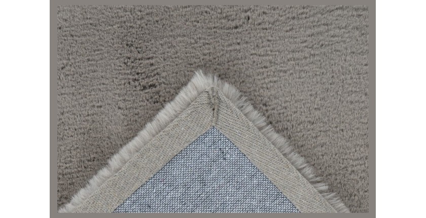 Tapis 110x60cm, design E005N coloris taupe - Confort et élégance pour votre intérieur