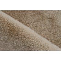 Tapis enfant 100x100cm, design E405S coloris beige - Confort et élégance pour votre intérieur