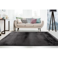 Tapis 170x120cm, design E009Y coloris graphite - Confort et élégance pour votre intérieur