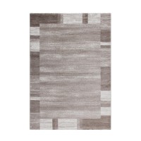 Tapis 230x160cm, design F005G coloris beige - Confort et élégance pour votre intérieur