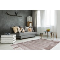 Tapis 290x200cm, design F005G coloris beige - Confort et élégance pour votre intérieur