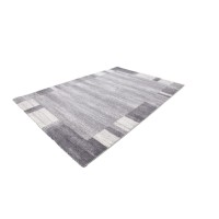 Tapis 230x160cm, design F005G coloris argent - Confort et élégance pour votre intérieur