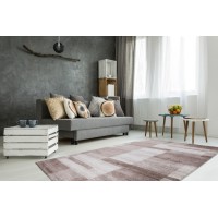 Tapis 170x120cm, design F105G coloris beige - Confort et élégance pour votre intérieur