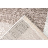 Tapis 290x200cm, design F105G coloris beige - Confort et élégance pour votre intérieur