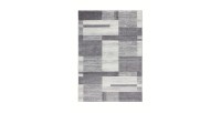 Tapis 170x120cm, design F105G coloris argent - Confort et élégance pour votre intérieur