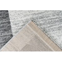 Tapis 230x160cm, design F105G coloris argent - Confort et élégance pour votre intérieur