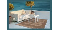 Tapis 170x120cm, design F105A coloris café - Confort et élégance pour votre intérieur