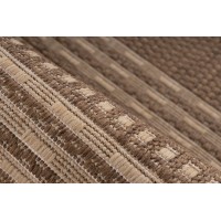 Tapis 170x120cm, design F105A coloris café - Confort et élégance pour votre intérieur