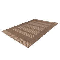 Tapis 290x200cm, design F105A coloris café - Confort et élégance pour votre intérieur