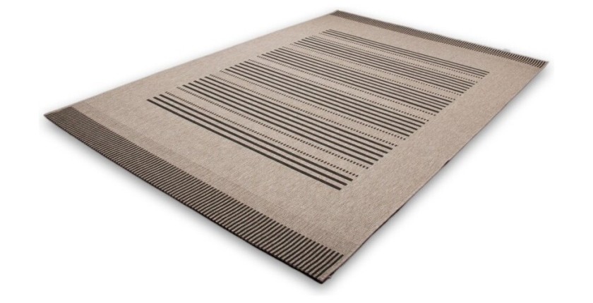 Tapis 110x60cm, design F105A coloris argent - Confort et élégance pour votre intérieur