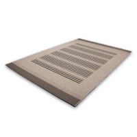 Tapis 170x120cm, design F105A coloris argent - Confort et élégance pour votre intérieur