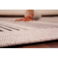 Tapis 170x120cm, design F105A coloris argent - Confort et élégance pour votre intérieur