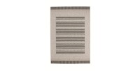 Tapis 170x120cm, design F105A coloris argent - Confort et élégance pour votre intérieur