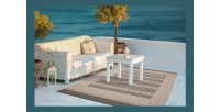 Tapis 290x200cm, design F105A coloris argent - Confort et élégance pour votre intérieur