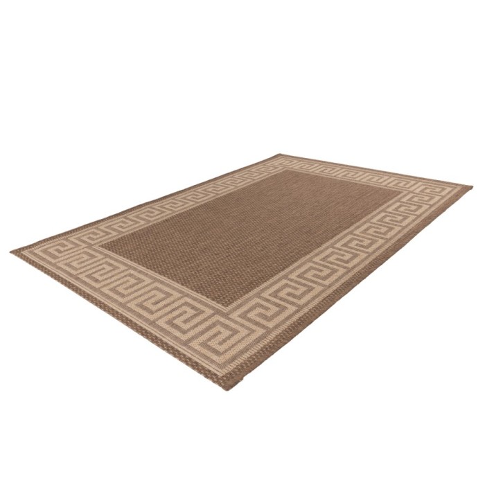 Tapis 290x200cm, design F205A coloris café - Confort et élégance pour votre intérieur