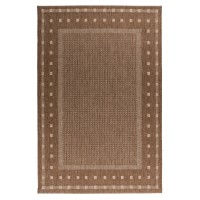 Tapis 110x60cm, design F025A coloris café - Confort et élégance pour votre intérieur