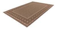 Tapis 150x80cm, design F025A coloris café - Confort et élégance pour votre intérieur