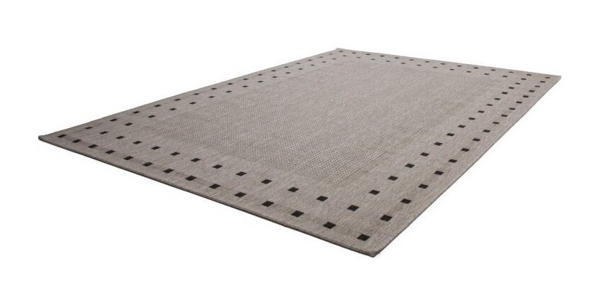 Tapis 110x60cm, design F025A coloris argent - Confort et élégance pour votre intérieur