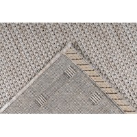 Tapis 110x60cm, design F025A coloris argent - Confort et élégance pour votre intérieur