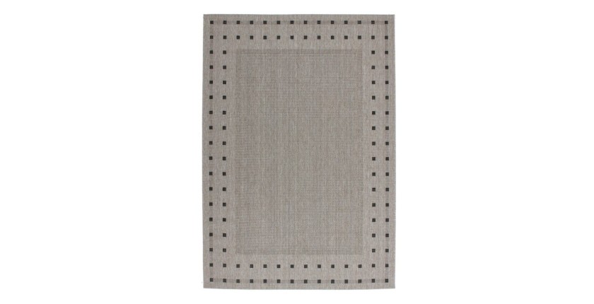 Tapis 110x60cm, design F025A coloris argent - Confort et élégance pour votre intérieur