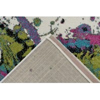 Tapis 170x120cm, design F104E coloris multicolore - Confort et élégance pour votre intérieur