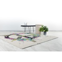 Tapis 290x200cm, design F104E coloris multicolore - Confort et élégance pour votre intérieur