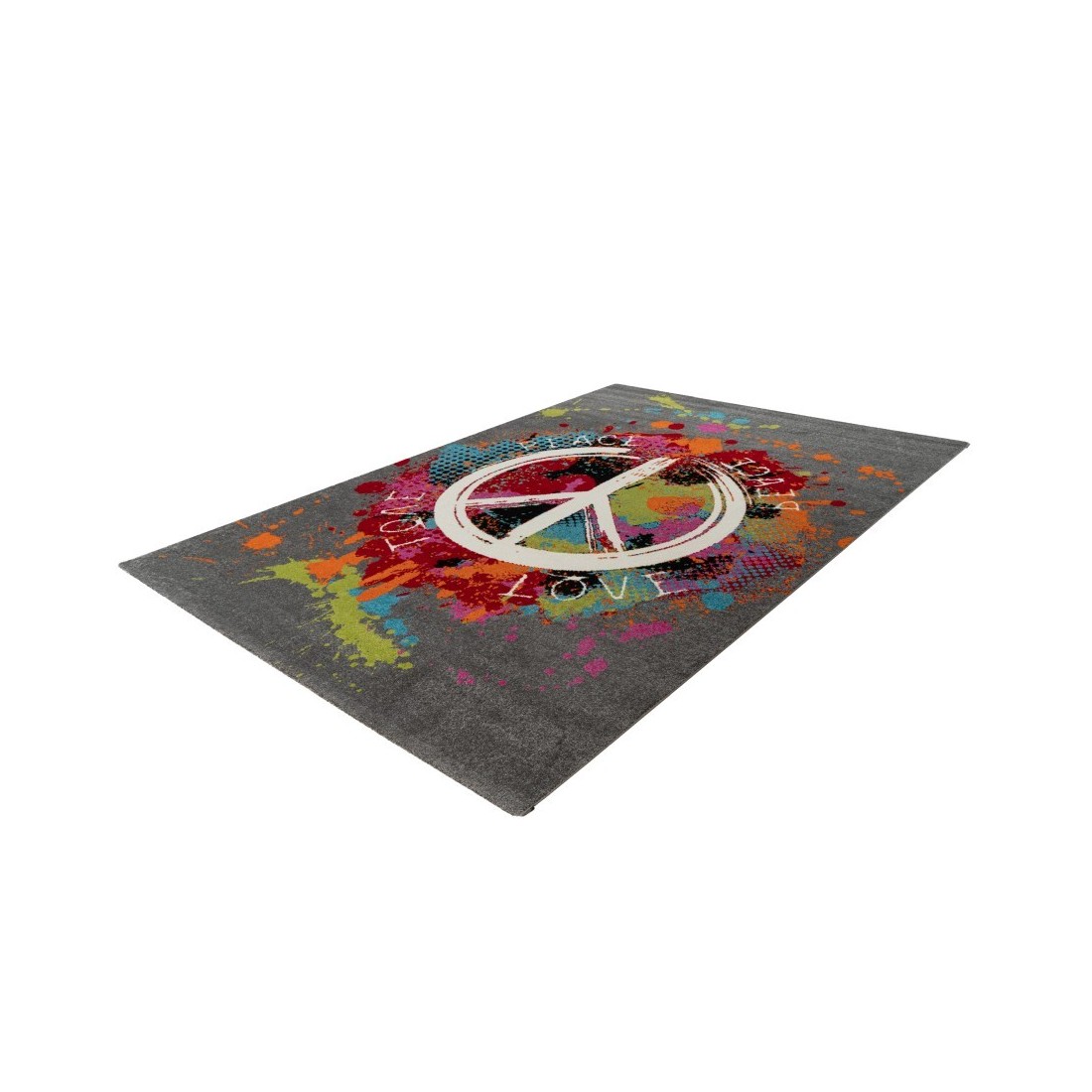 Tapis 150x80cm, design F204E coloris multicolore - Confort et élégance pour votre intérieur