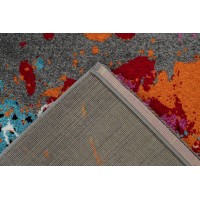 Tapis 150x80cm, design F204E coloris multicolore - Confort et élégance pour votre intérieur