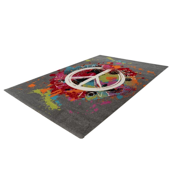 Tapis 290x200cm, design F204E coloris multicolore - Confort et élégance pour votre intérieur