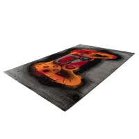 Tapis 170x120cm, design F304E coloris multicolore - Confort et élégance pour votre intérieur