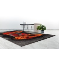 Tapis 290x200cm, design F304E coloris multicolore - Confort et élégance pour votre intérieur