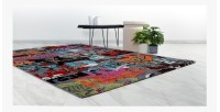 Tapis enfant et ado 170x120cm, design F404E coloris multicolore - Confort et élégance pour votre intérieur